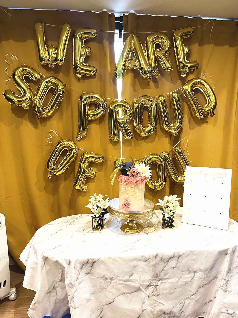 JeVenis Set of 11 We Are So Proud of You Balloon Graduation Banner Congratulations Banner Graduation Party Decorations Graduation Commencement Decoration