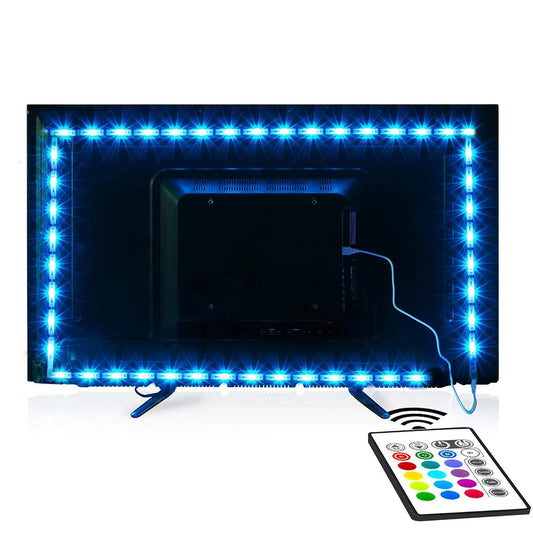 Tv Led Backlight, Maylit 8.2ft Led Strip Lights for 40-60in Tv, USB Powered Tv Lights kit with Remote, RGB Bias Lighting for Room Decor